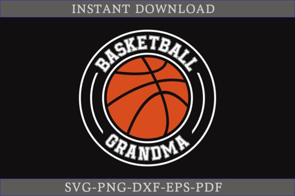Basketball Grandma SVG Cut File