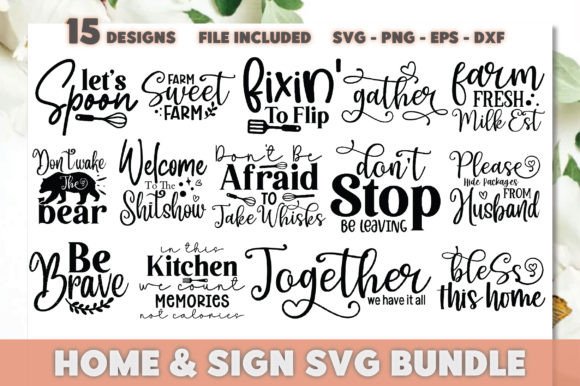 Home Sign SVG Bundle: A Designer's Review