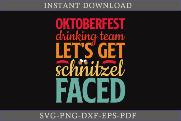 Oktoberfest Drinking Team Let's Get SVG