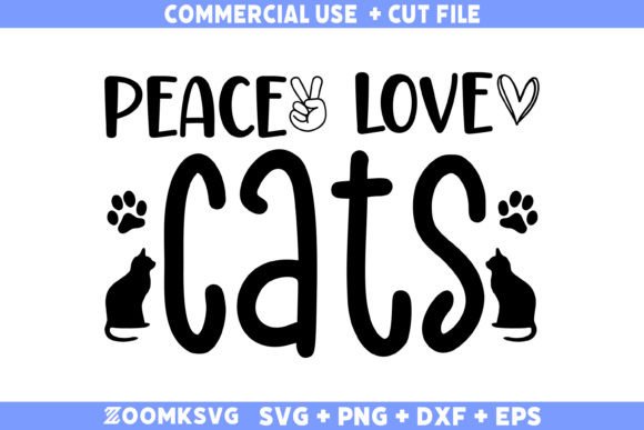 Peace Love Cats SVG Review