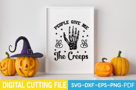 People Give Me the Creeps Svg