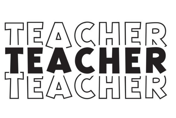 Teacher Stacked SVG Review