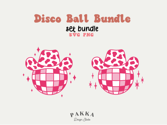 Western Disco Ball Cowgirl Svg